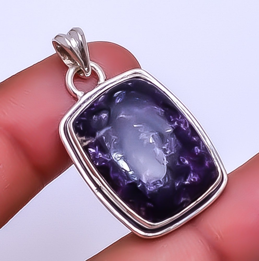Lepidolite – San Diego 925 Sterling Silver Jewelry Pendant 1.56″ P_9359_148_37