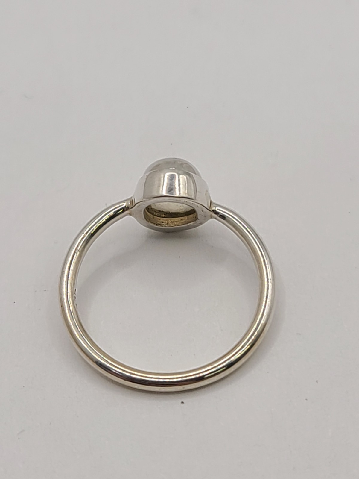 Natural Rainbow Moonstone Jewelry Handmade June Ring 5 US Gift For Women