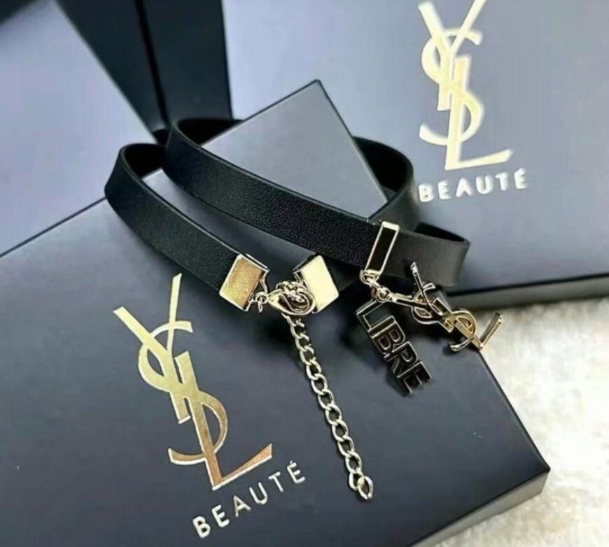 Yves Saint Laurent YSL Necklace Choker with Original Box Bracelet Accessory VIP