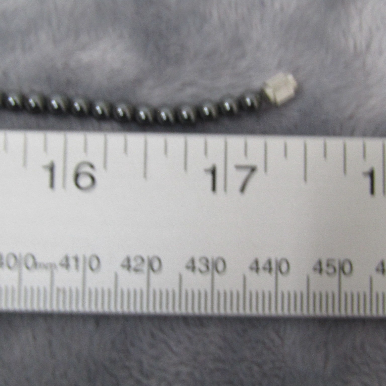 Women’s Jewelry Black Necklace Hematite Beads None Magnetic
