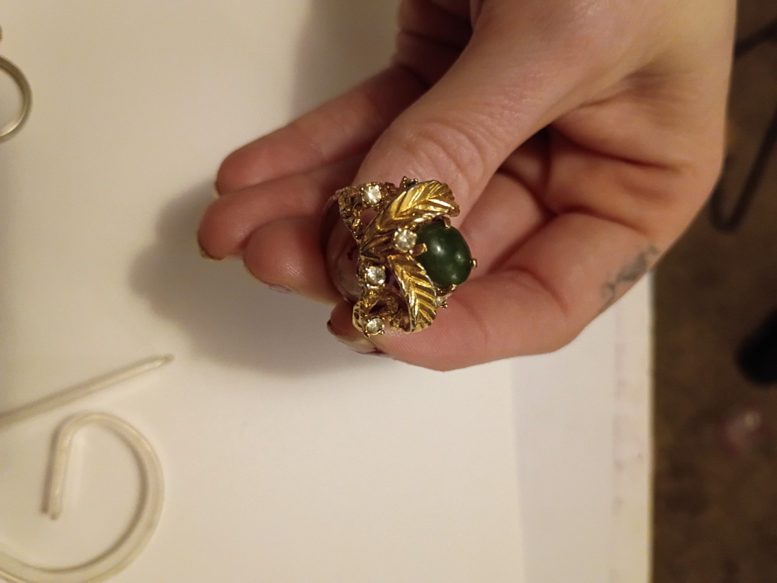 Lot of 6 18k HGE rings Size 6 – 6.5
