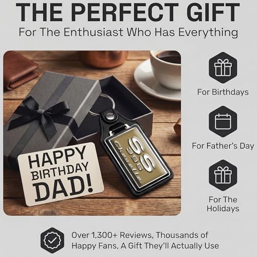 Car Key Chain for Chevelle – Classic Models Keychain for SS 1969 Gold Ss 1969