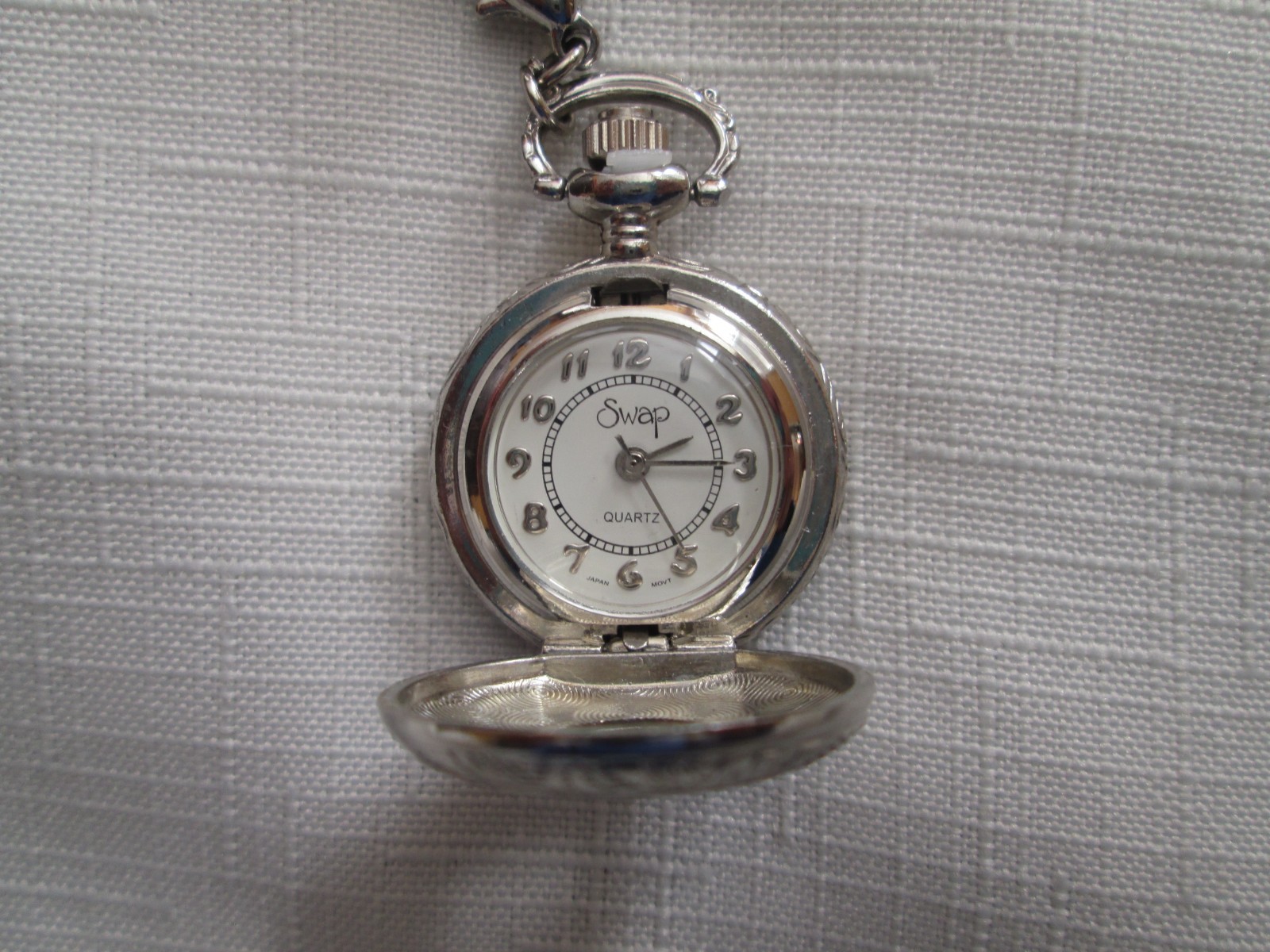 ART BY AMY LABBE UNIQUE BEADED WATCH CLOCK NECKLACE