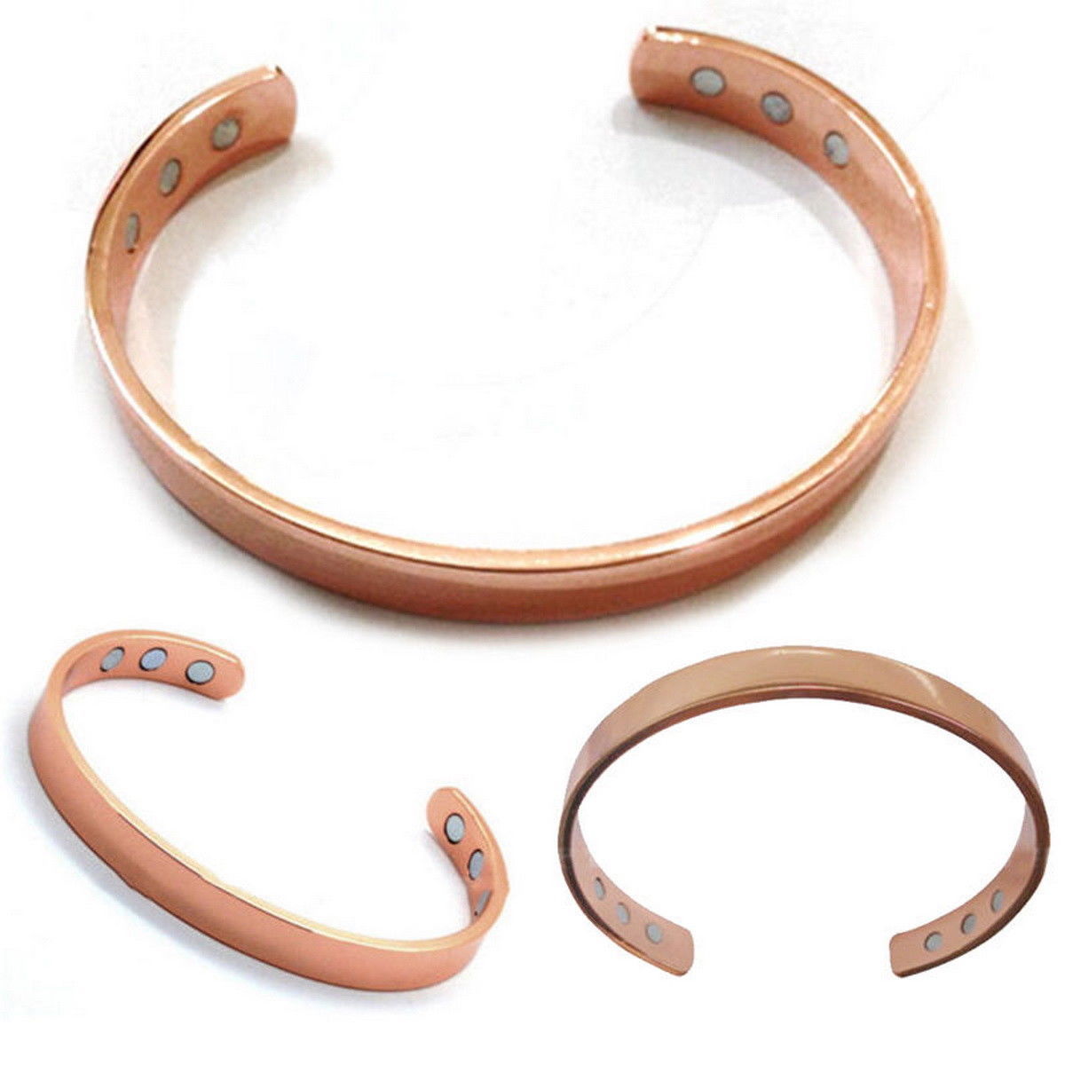 Copper Bracelet Magnetic Healing Bio Therapy Arthritis Pain Relief Bangle Cuff