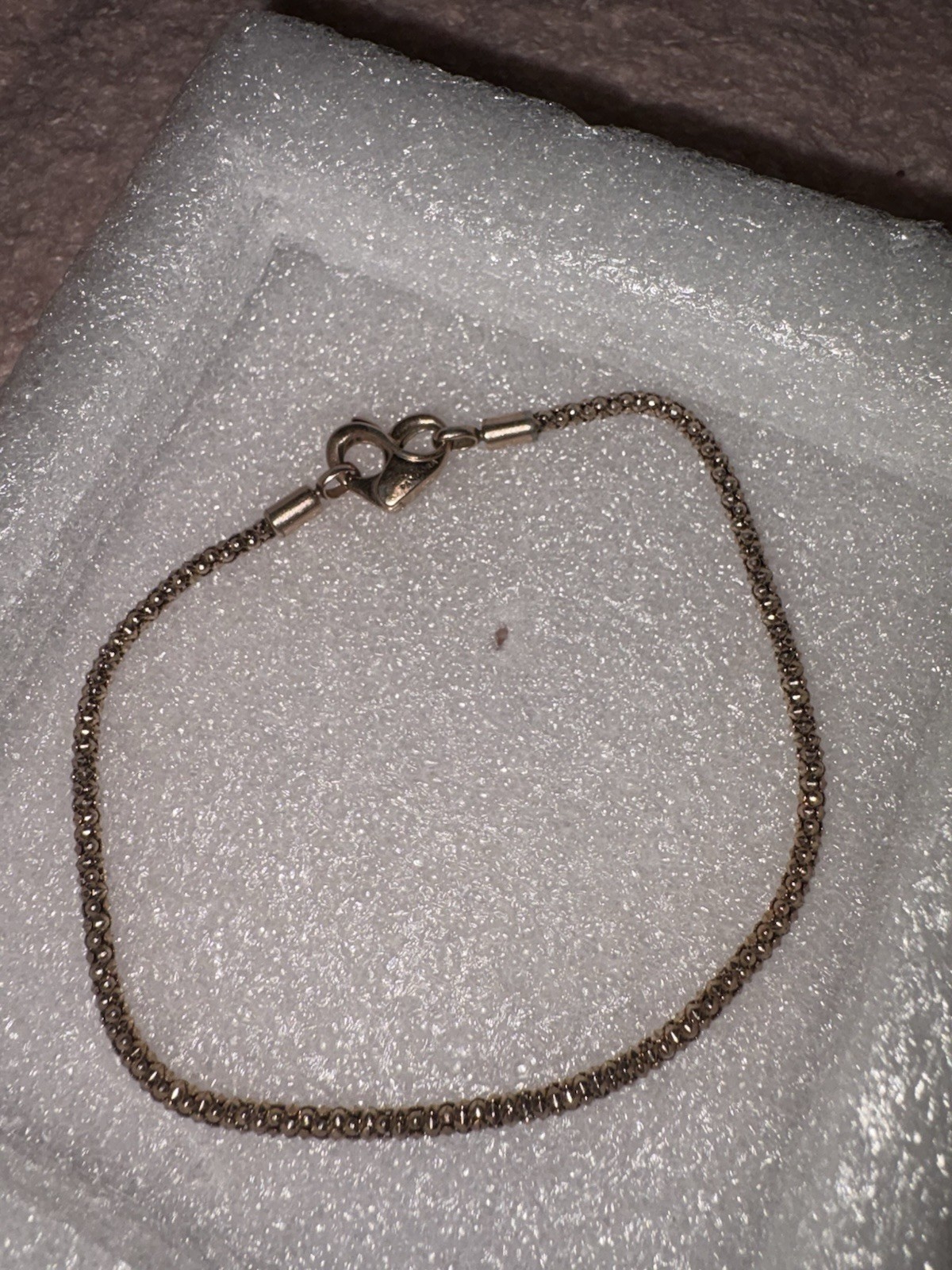 Pandora Rose Gold Studded Chain Bracelet ALE & MET! See Description!