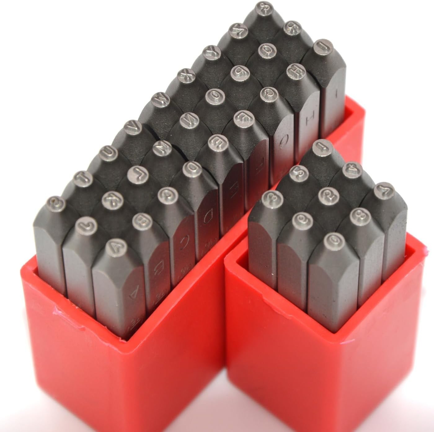 Steel Stamp Uppercase Letters Number 1/16 1.5mm Kit