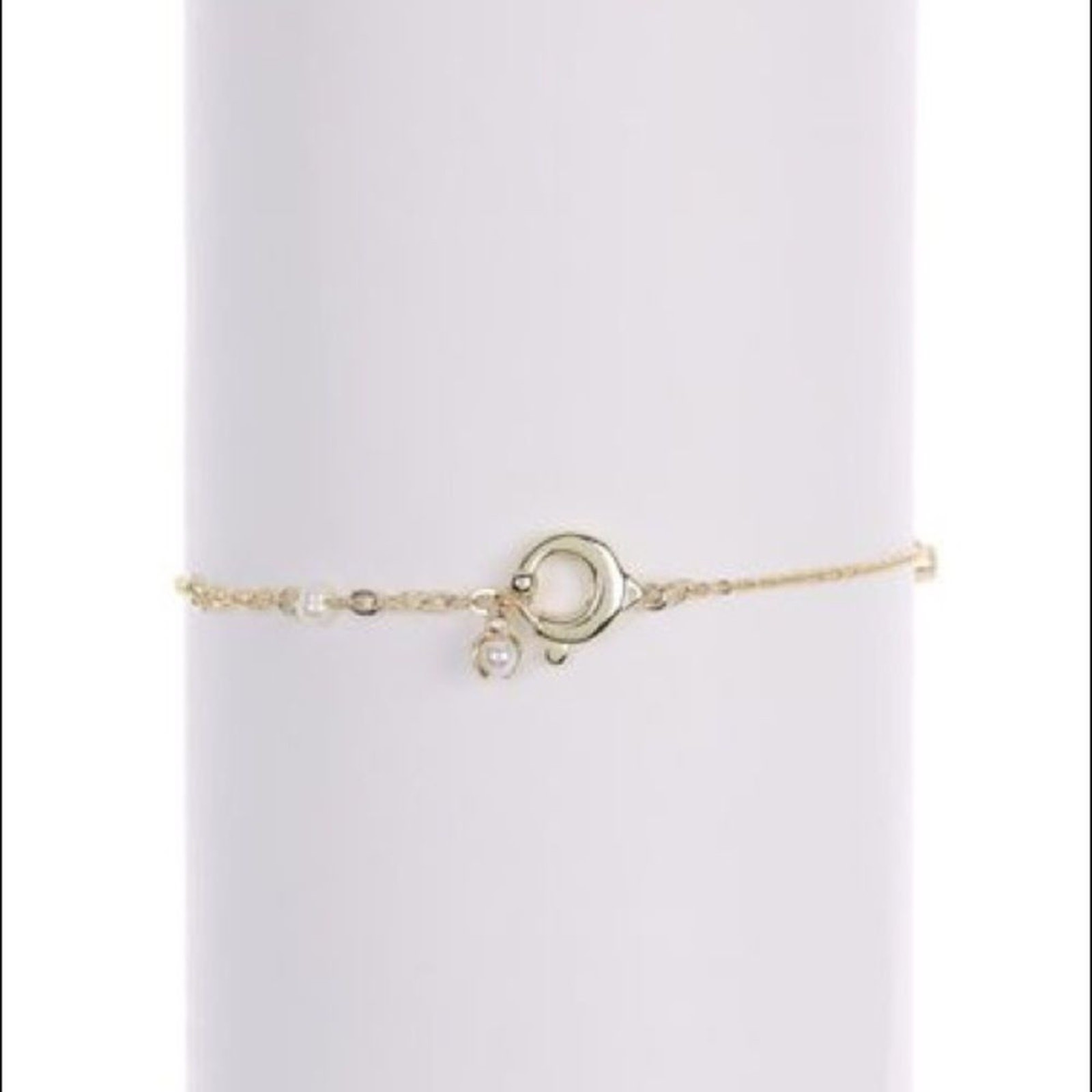 Carolee Donna Gold Plated Stone & Pearl Bracelet NEW