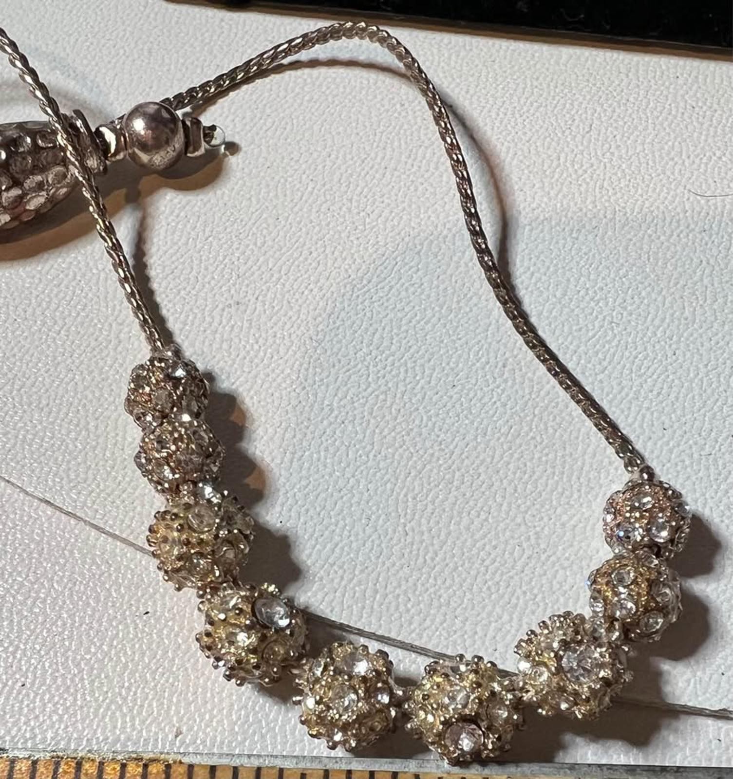 Vintage Gold and Silver Tone Shiny Adjustable Bracelet in Perfect Condition