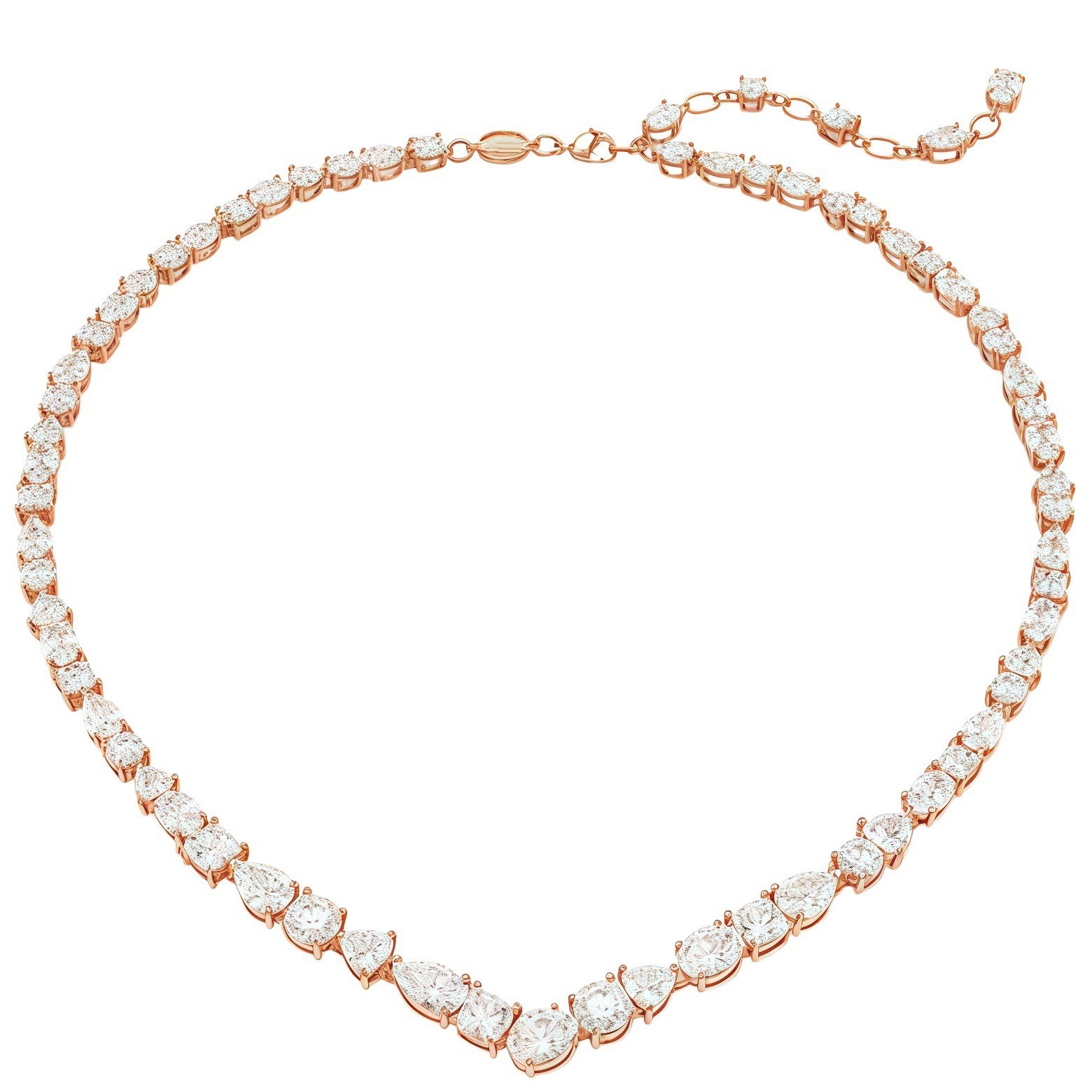 Swarovski Necklace bracelet – Luxury Heart-Shaped Inlay Jewelry for Women