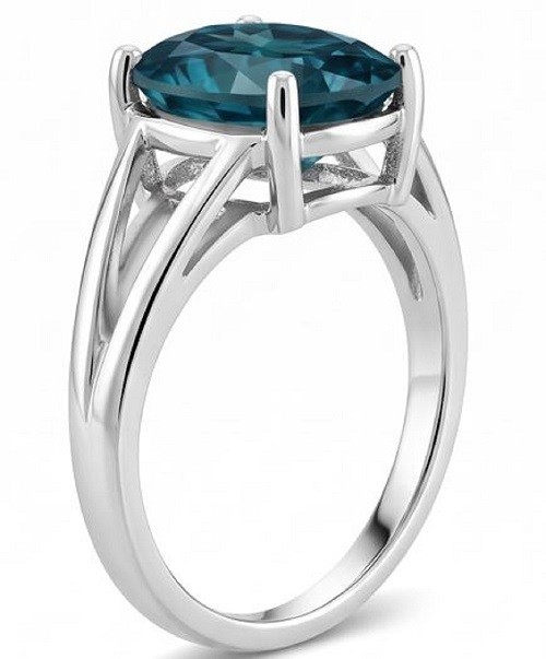 7.25 Ct Alexandrite Gemstone Oval Cut Handmade Punchdhatu Ring