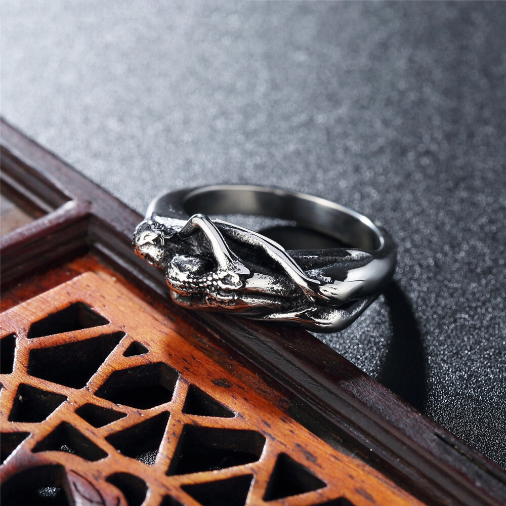 Gothic Different Sexual Position Ring Stainless Steel Unique Men Women Sexy Ring