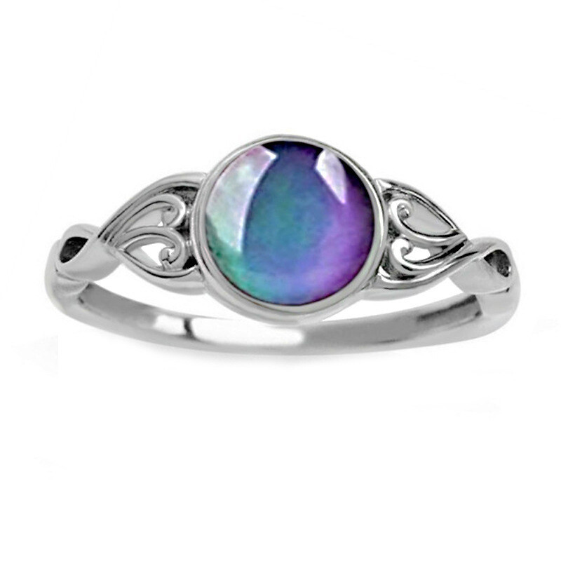 Wholesale Retro Unisex Mood Ring Feeling Temperature Color Changing Rings Gifts