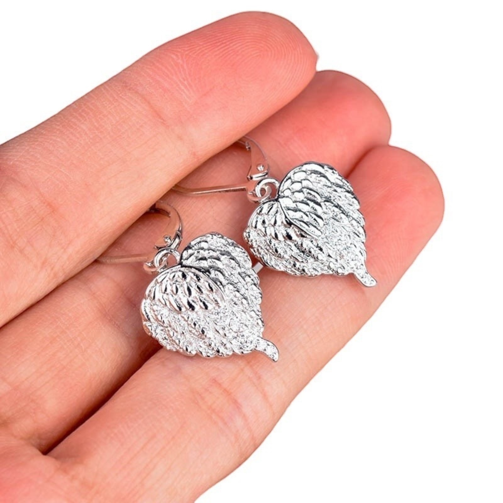 Gorgeous Silver Plated Drop Earrings Women White Sapphire Jewelry Set A35