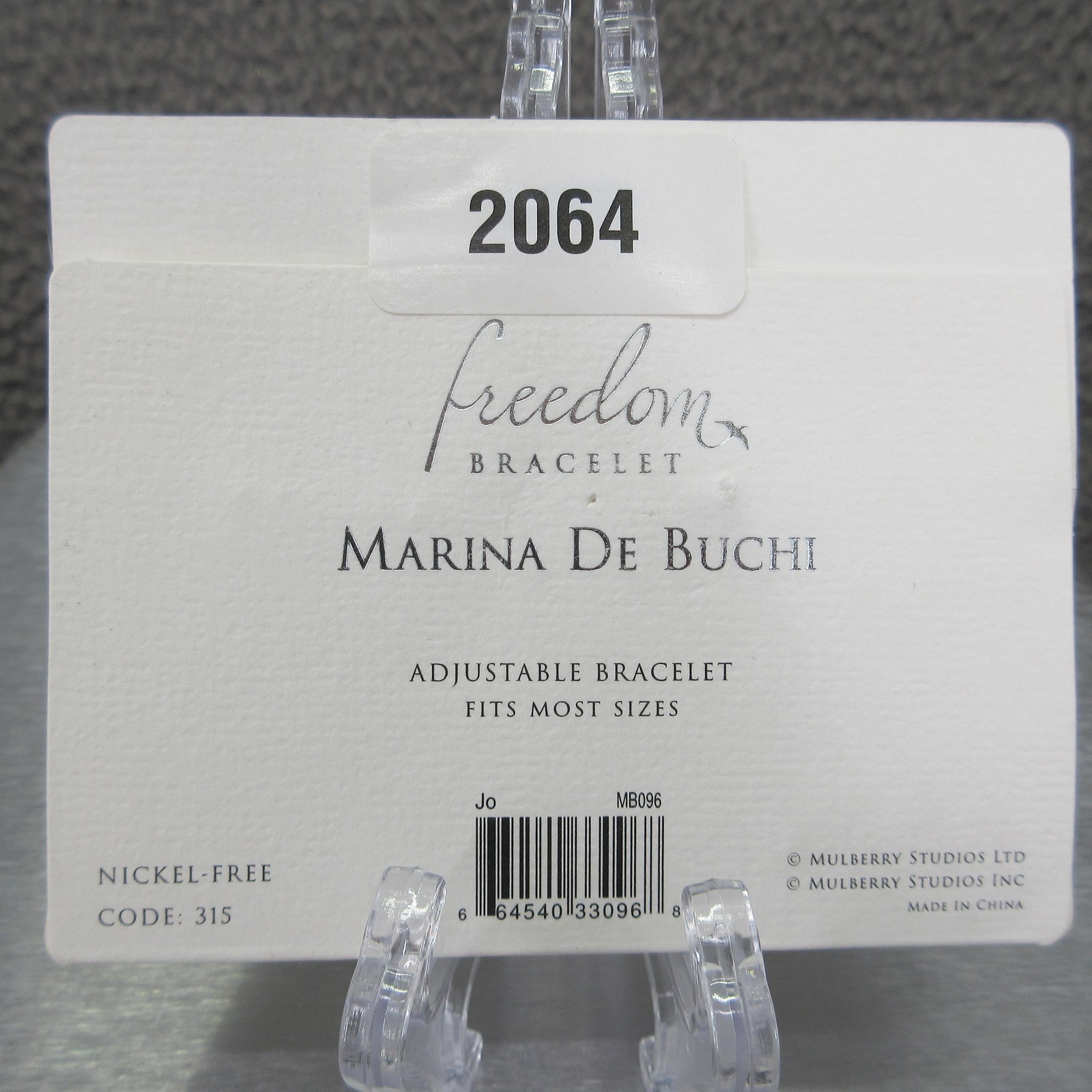 Marina De Buchi Freedom Bracelet Jo Gold Tone Adjustable Chain Nickel Free