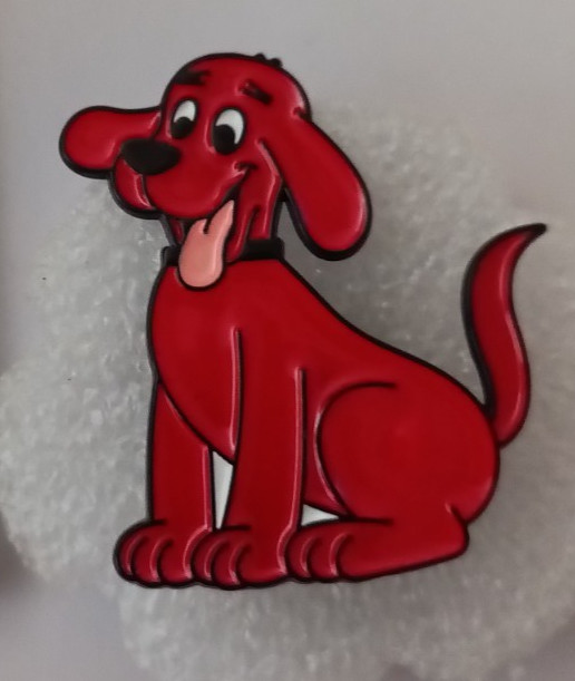 CLIFFORD-ENAMEL PIN–2 OR MORE PINS SHIPPING $5.49-SPEND $20 SHIPPING IS FREE