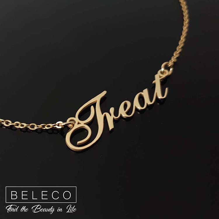 Customize Name Necklace 15 Font Style Custom Your Name Necklace With Any Name