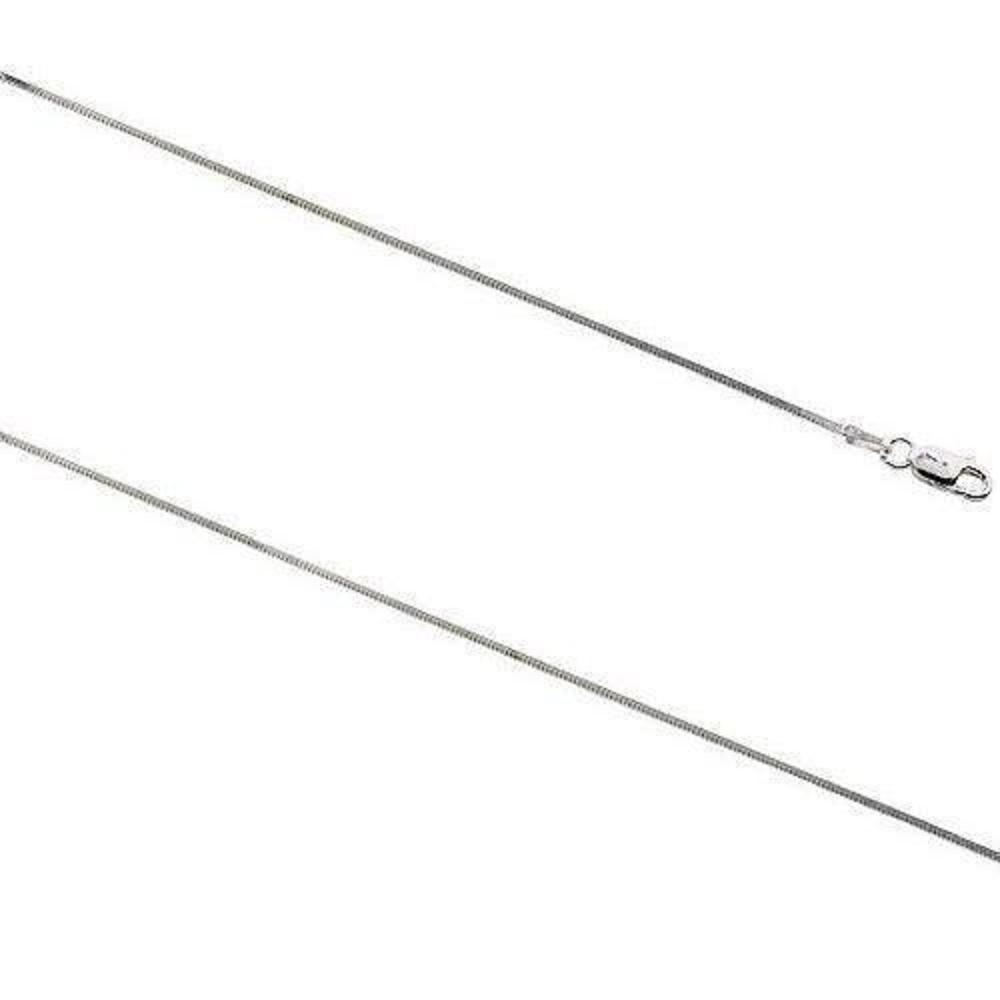 Sterling Silver 1.2mm Round Snake Chain Bracelet, Anklet or Necklace, Made Italy