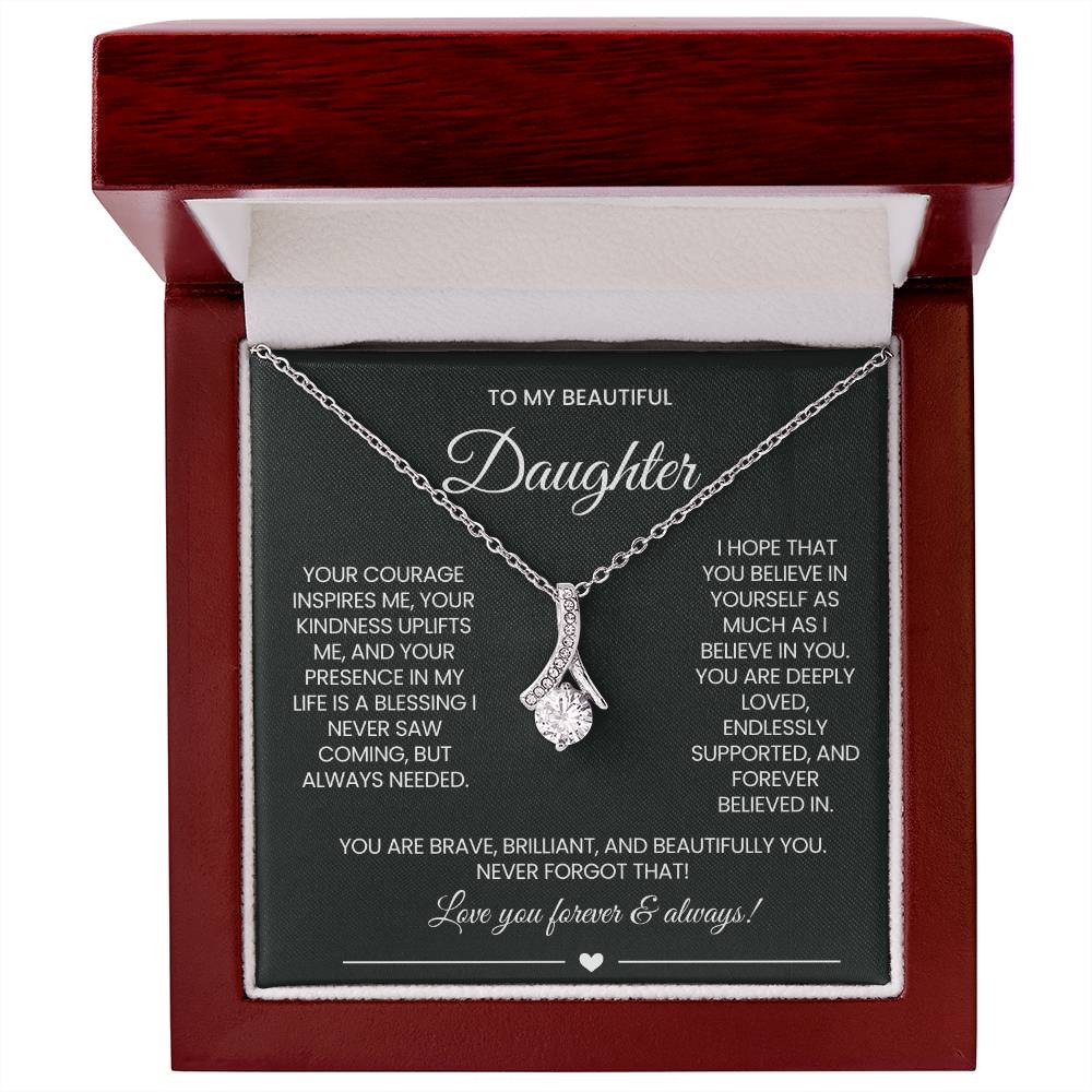Daughter Alluring Beauty Necklace Gift