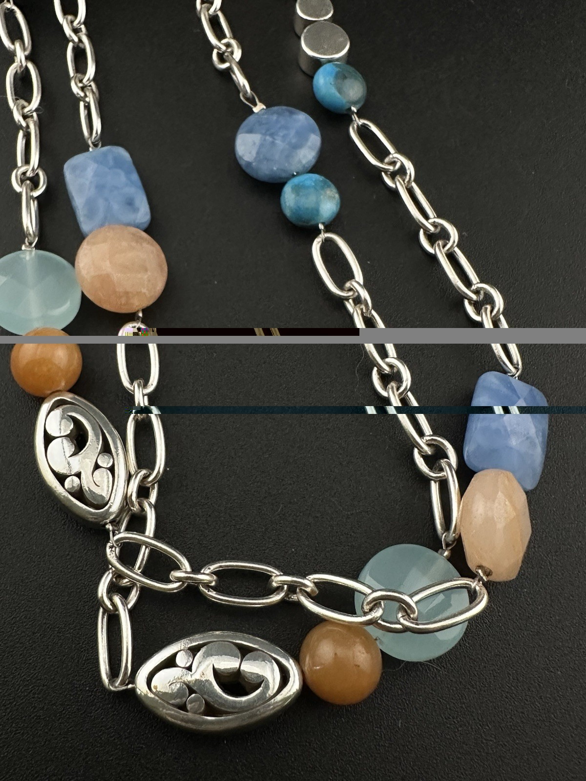 Brighton CONTEMPO CHROMA Long Strand and Short Strand Necklace Set