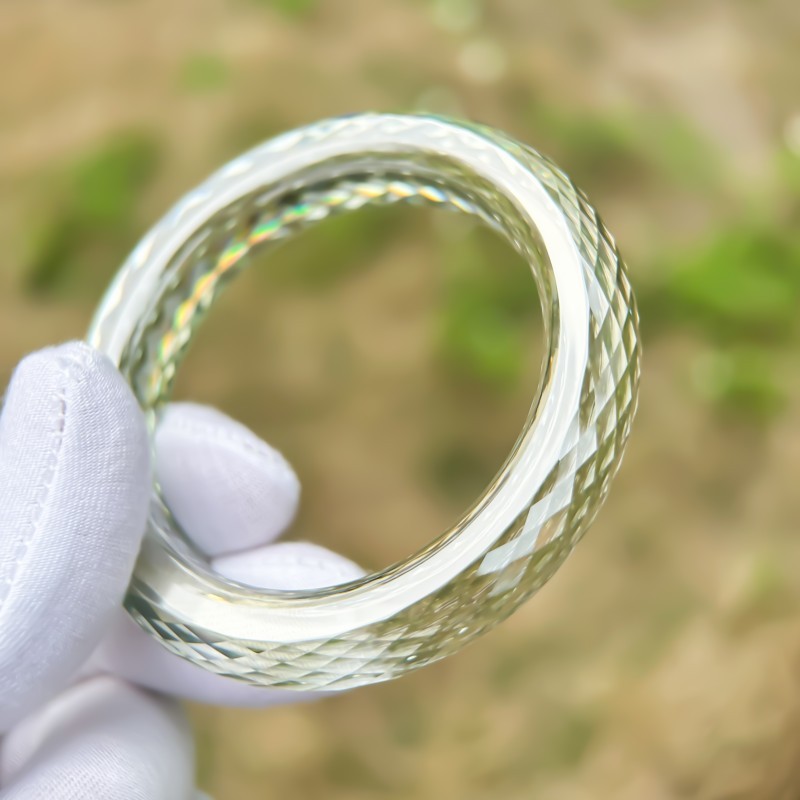 Full Moissanite Bangle Bracelet D Color Elegant Jewelry Exquisite Jewelry Gifts