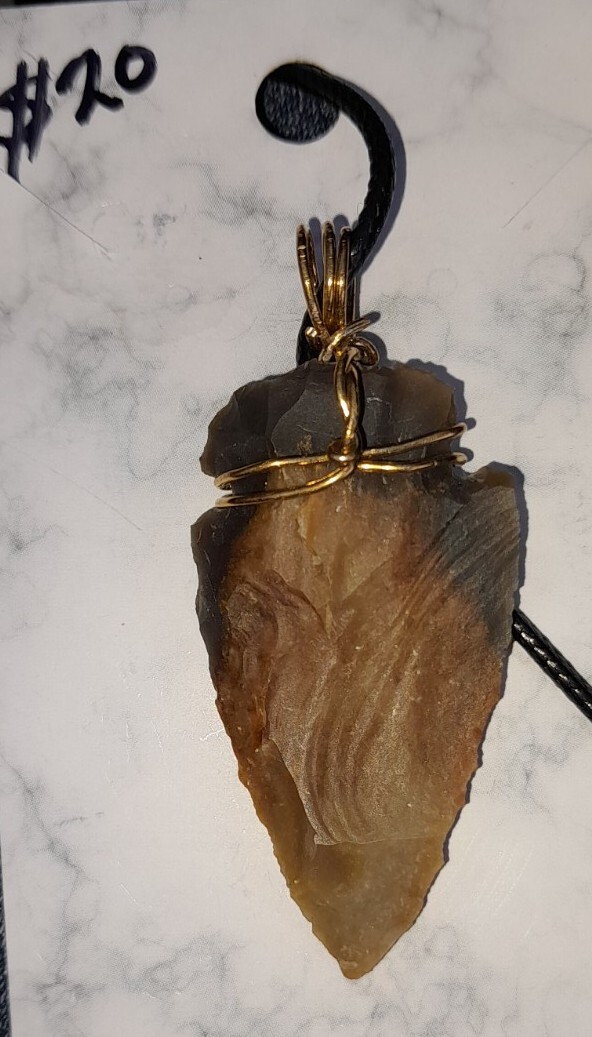 Natural Stone Arrowheads necklaces male female new pendants jewelry Gifts unisex