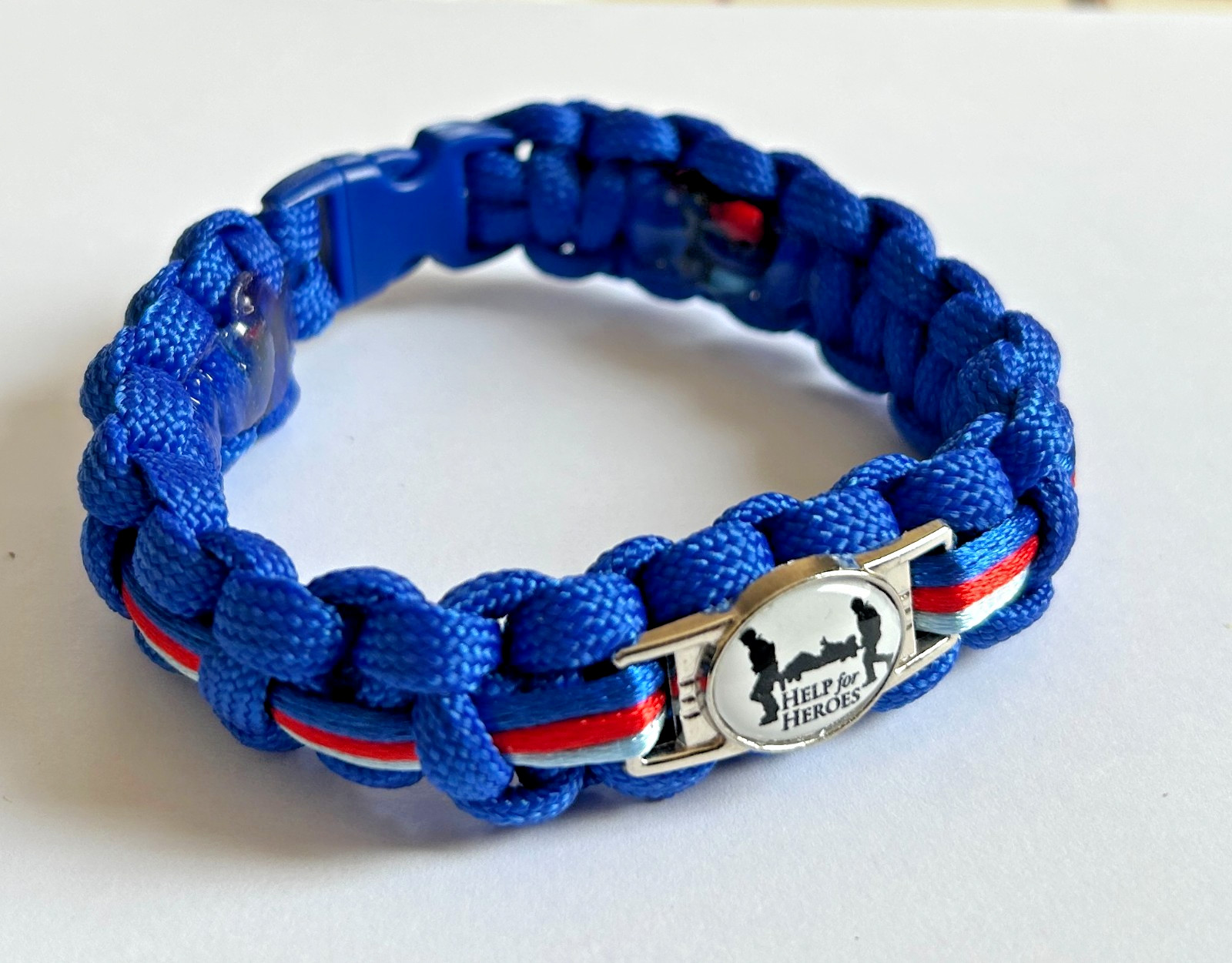 MILATARY COLOURS : Help4 Heroes Oval Stretcher Badge Bracelet(3 Sizes/7 Colours)