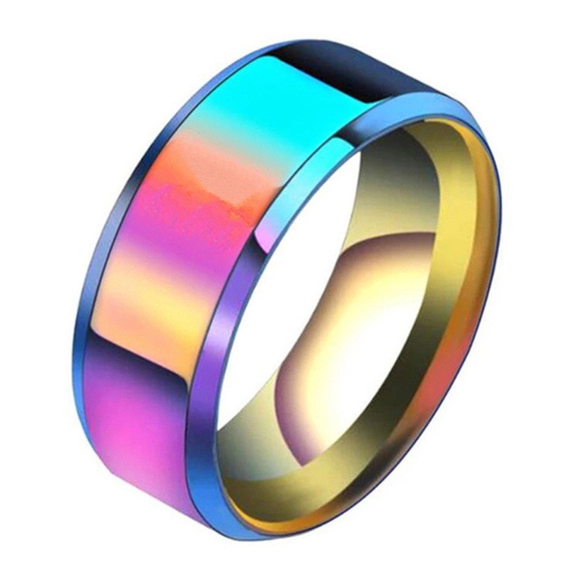 Titanium Stainless Steel 8mm Brushed Finish Men Women Wedding Band Comfort Ring