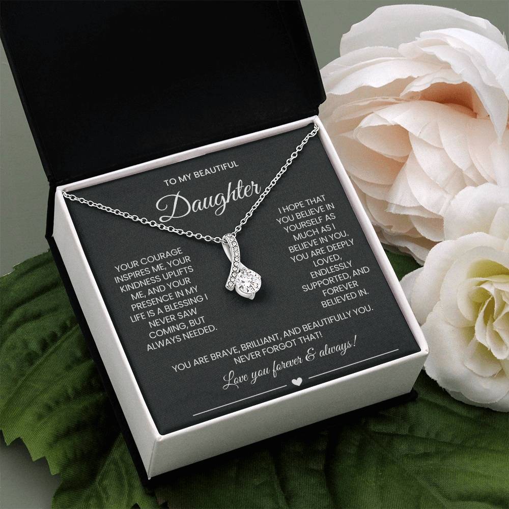 Daughter Alluring Beauty Necklace Gift
