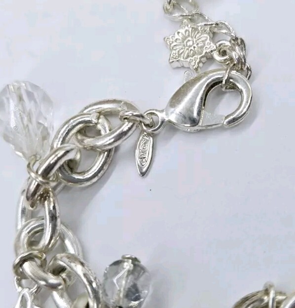 Snowflake Christmas Necklace Bracelet Earring Lot Silver tone Set of 4