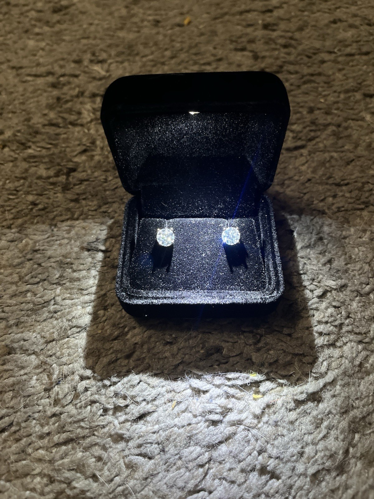 VVS1 Moissante Stud Earrings 925 Sterling Silver 1.0CT GRA✅