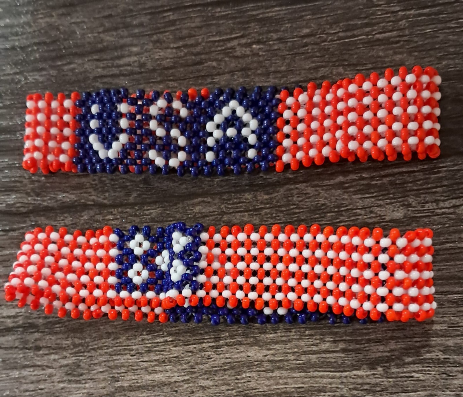 Trump Beaded Bracelet Red White and Blue 3 Piece