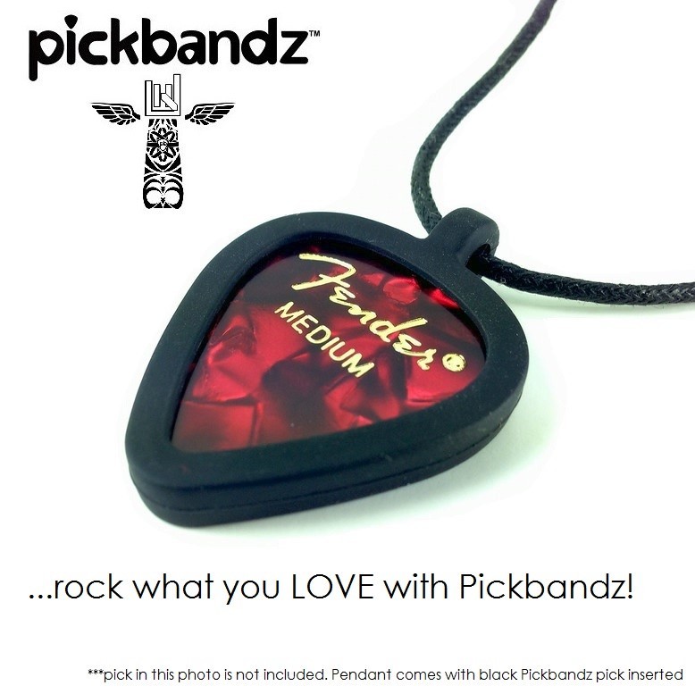 Pickbandz Guitar Pick Necklace pick holder An ultracool way to stash your picks!