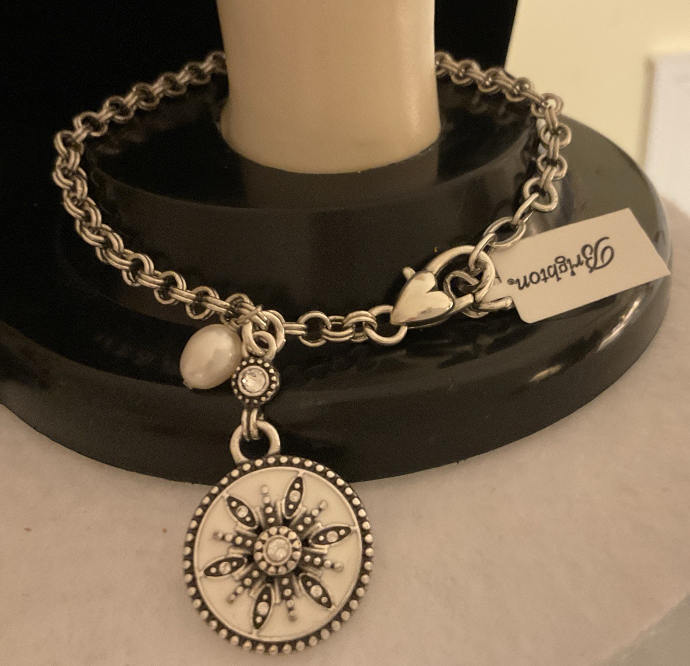 STRIKING NWT BRIGHTON NEVE SNOWFLAKE NECKLACE BRACELET EARRINGS SET RP:$214