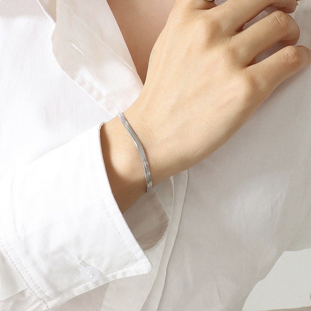 Stainless Steel Necklace Bracelet Jewelry Set