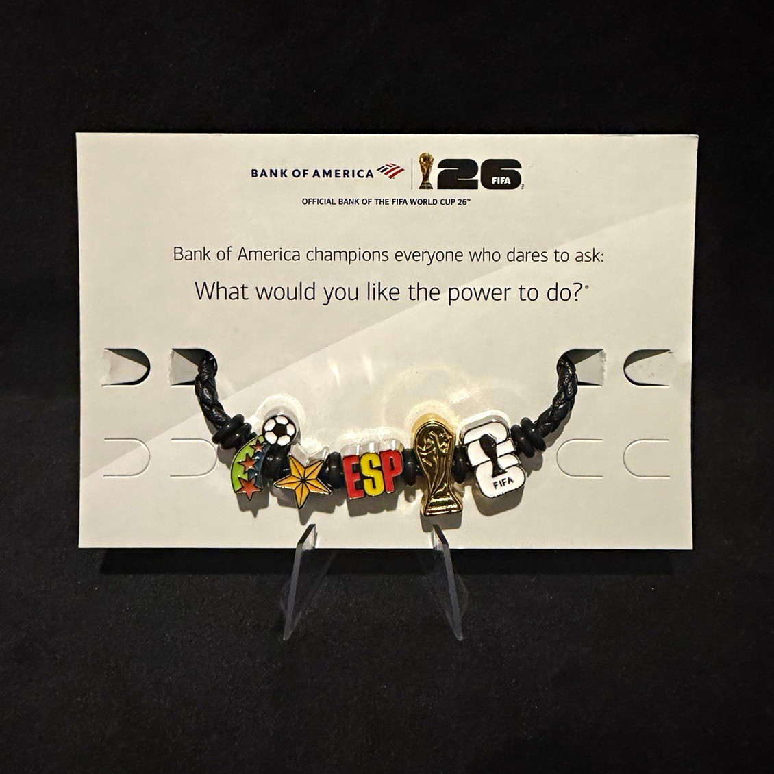 FIFA Fan Fest BoA Charm Bracelet SPAIN World Cup Champions