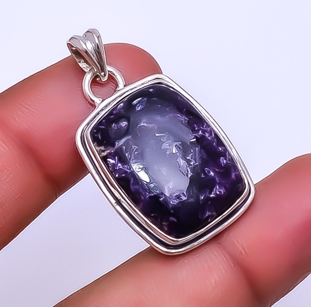 Lepidolite – San Diego 925 Sterling Silver Jewelry Pendant 1.56″ P_9359_148_37