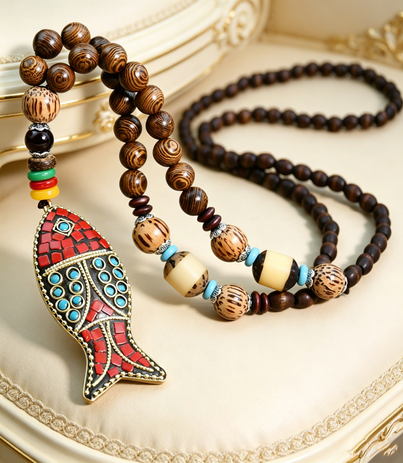 Vintage Long Pendant Necklace for Women Boho Layering Statement Gift New