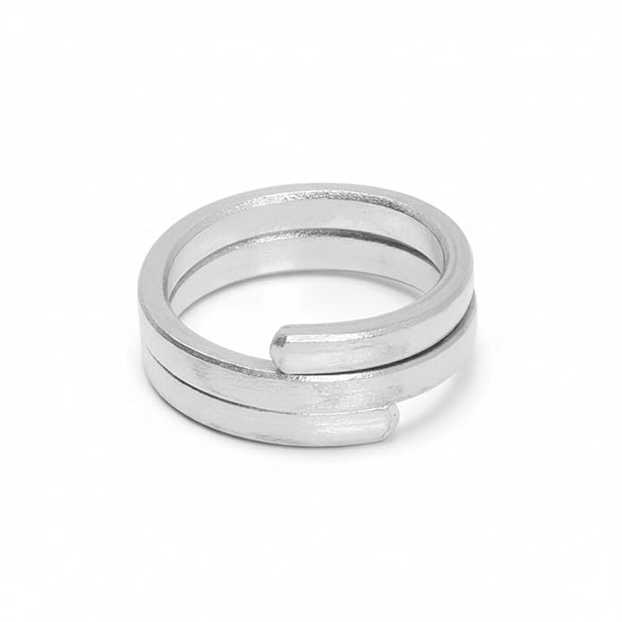 99.9% Pure Ranga Ring Men Women Adjustable Free Size Tin Challa Good Luck Tradit