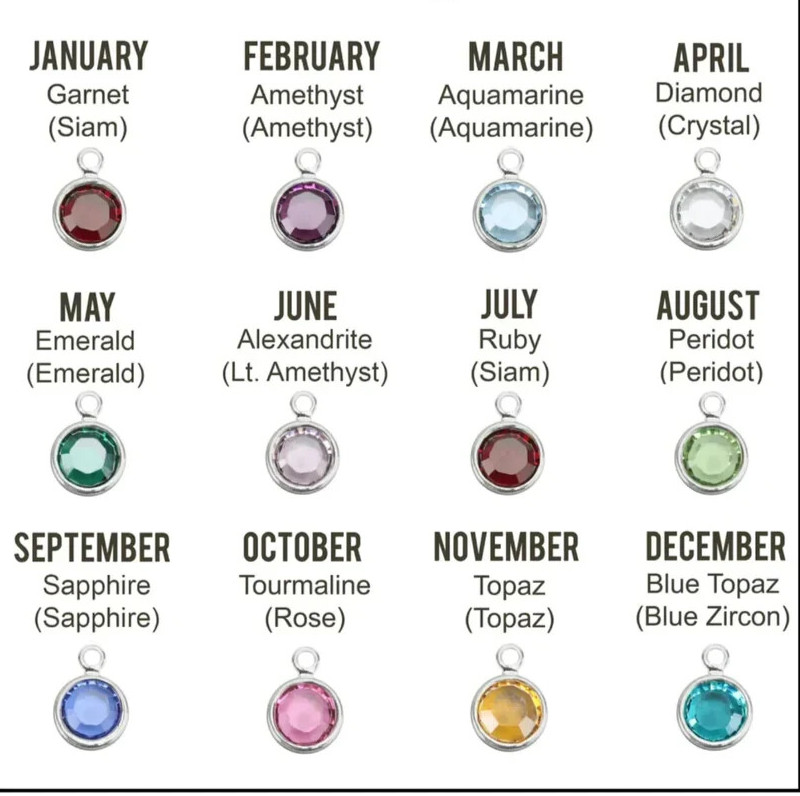Avon Birthstone Colored Hoop Earrings | Choose Your Month | Nickel-Free Dazzling
