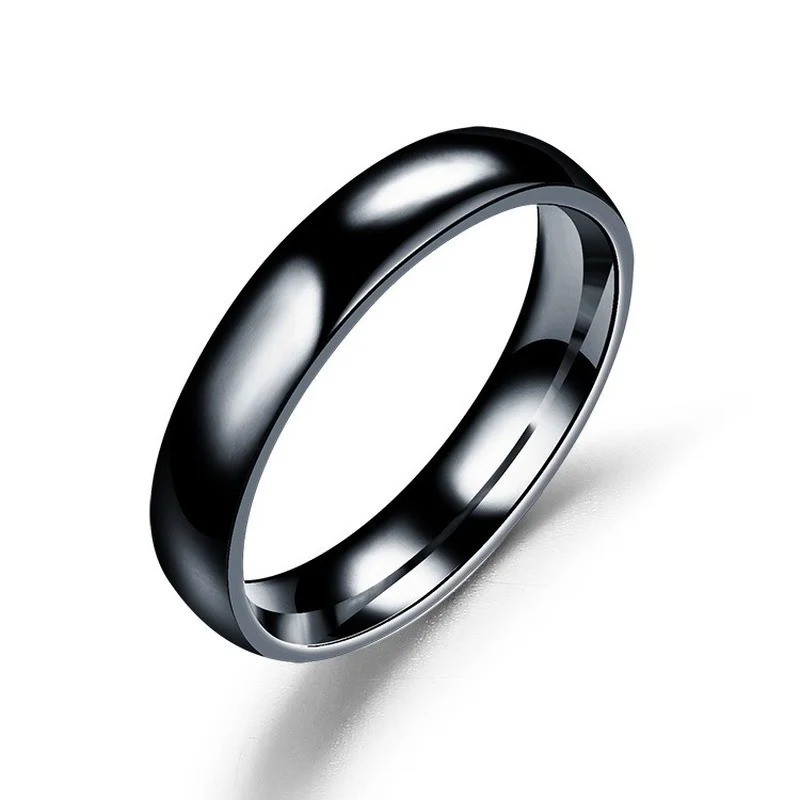 6mm Stainless Steel Wedding Ring for Men Women Hypoallergenic Polished Band Gift