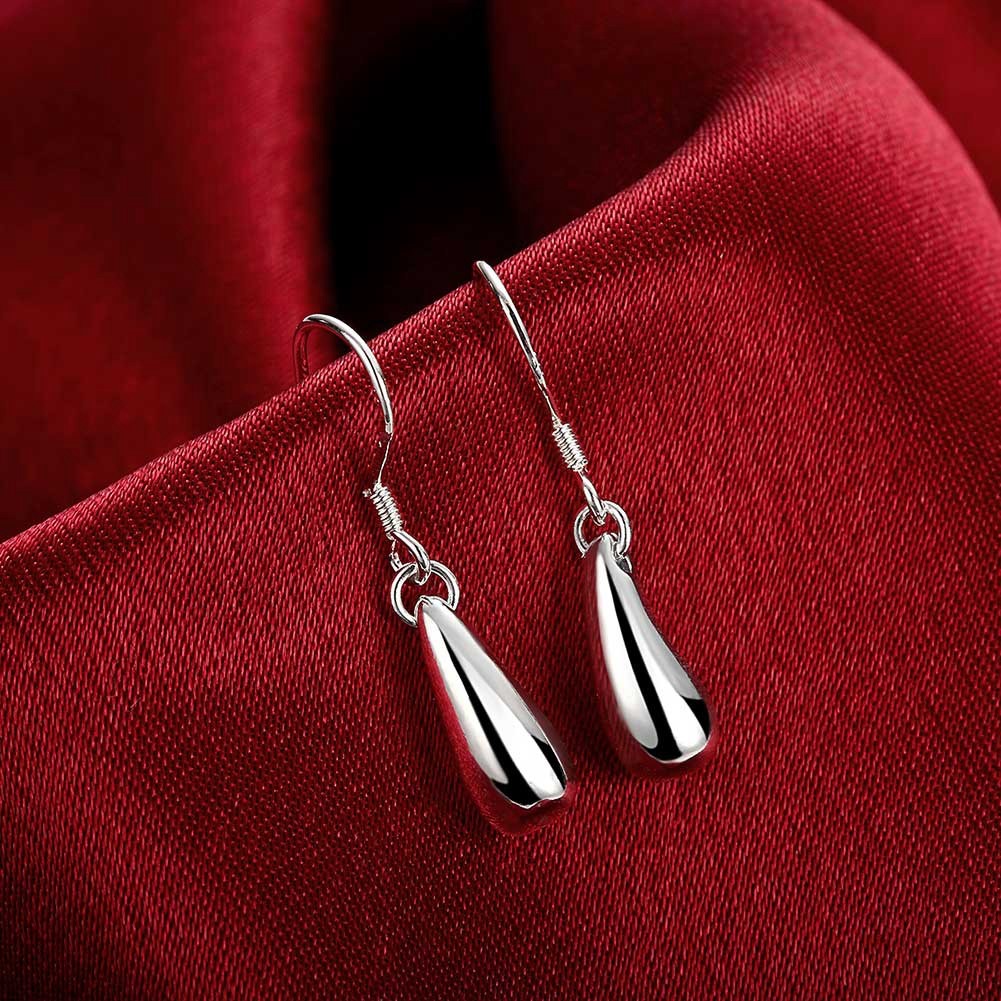 Water Drop Necklace Set 925 Sterling Silver Earrings Bracelet Women Jewelry