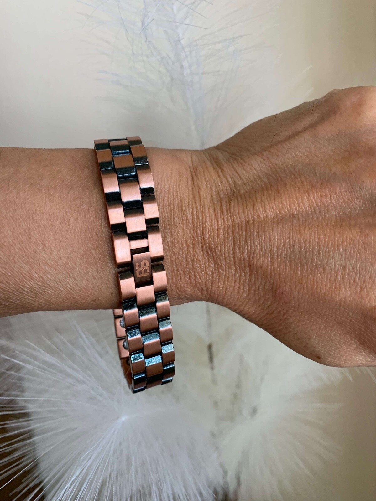 Nice Solid Copper Magnetic Bracelet Men Arthritis Pain Relief Jewelry Energy