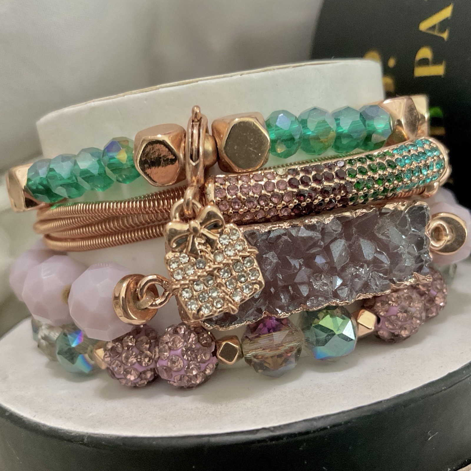 Bomb Party Retro Holiday Stack “Santa Brought Presents”
