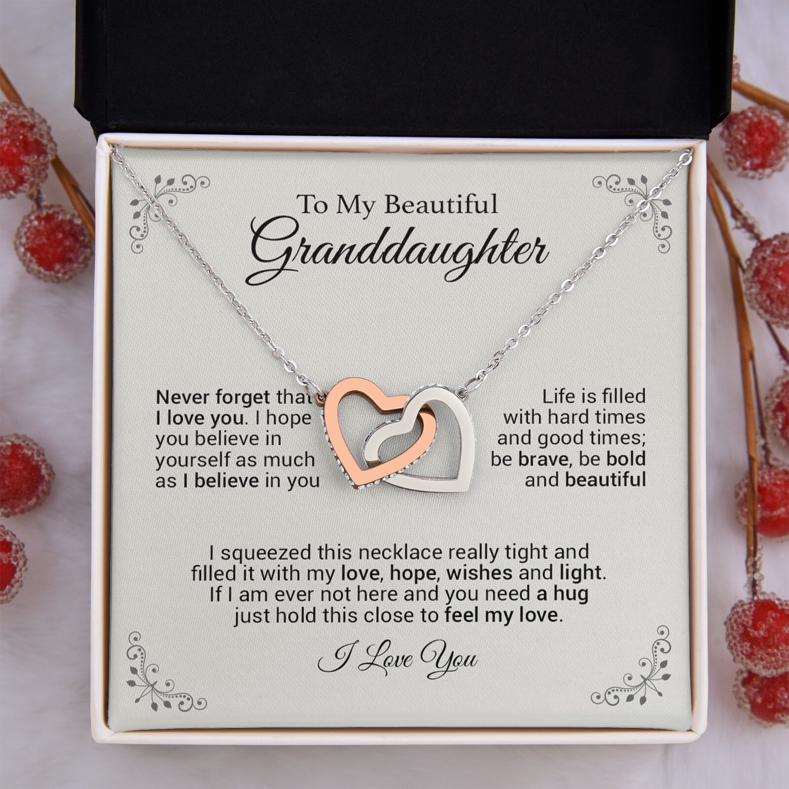 To My Granddaughter, Gift For Granddaughter, Granddaughter Gift from Grandma