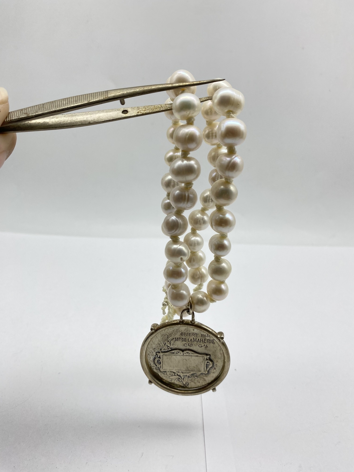 Sterling Silver Fresh Water Pearl Pasture Pals Metal 92.5g