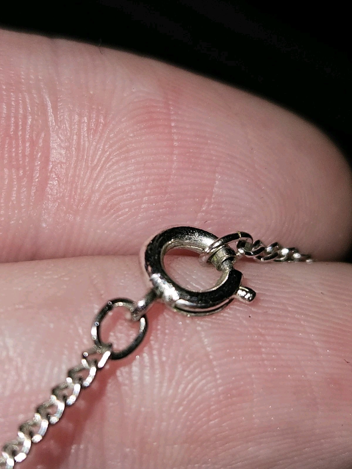 Heart Clear Crystal Pavé Pendant Necklace 18in Cable Chain Spring Ring