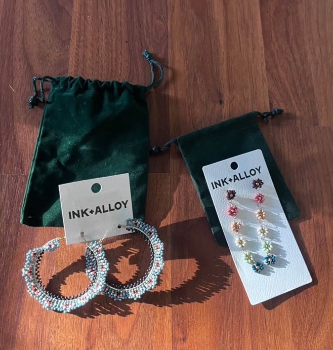 Gorgeous Brand New Boho Chic Earrings Beaded