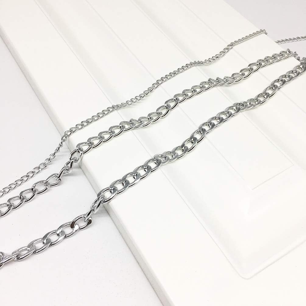 Polished Silver Chunky Statement Necklace: Handmade Beauty for All Occasions