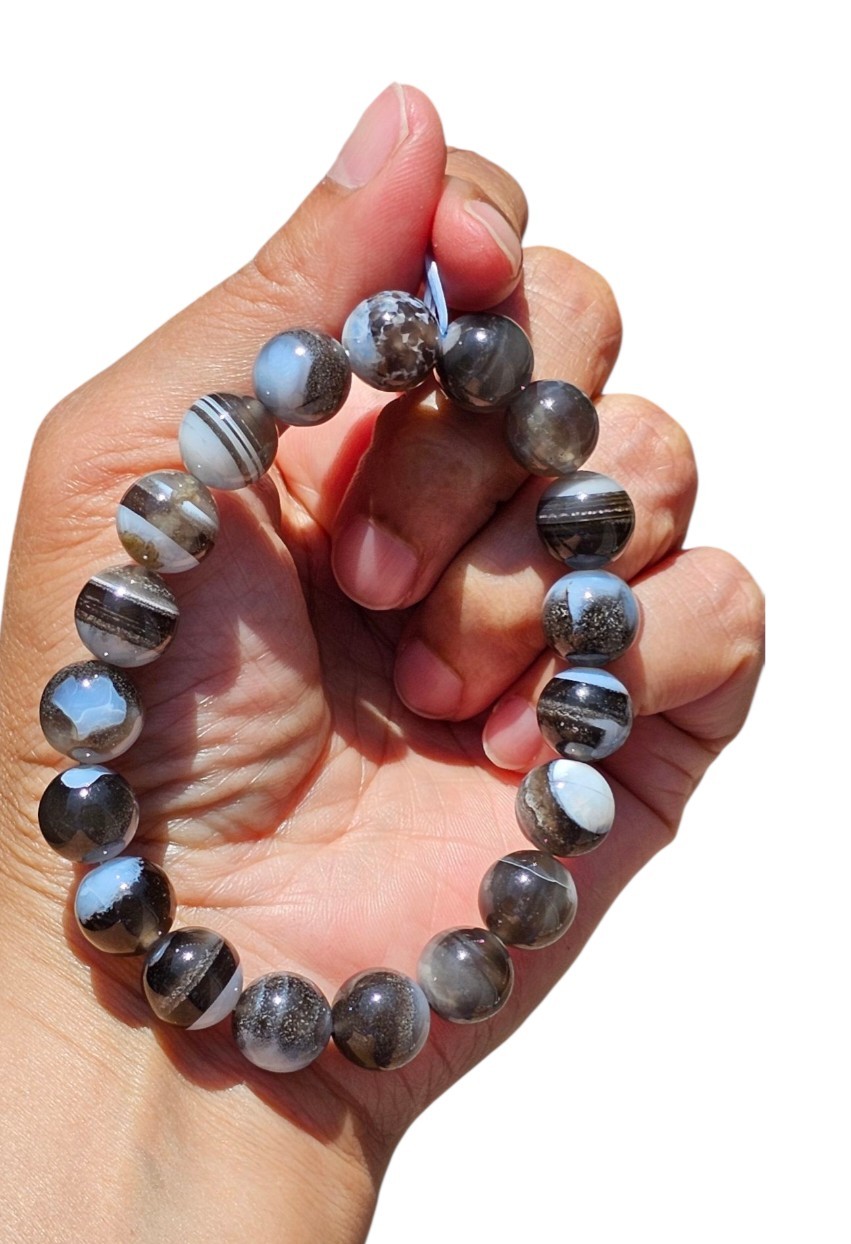 Owyhee Opal From The United States 11mm Bracelet