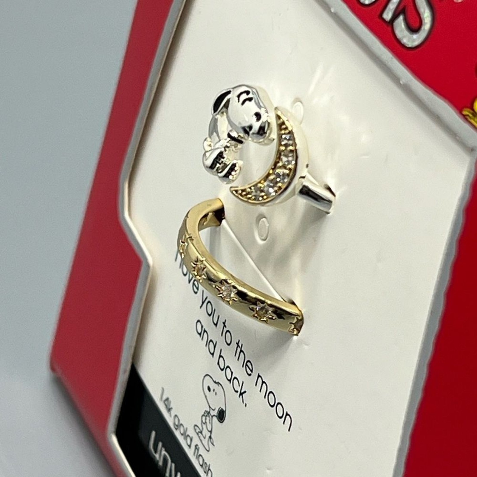 Unwritten Peanuts Snoopy Ring Set Size 9 – New